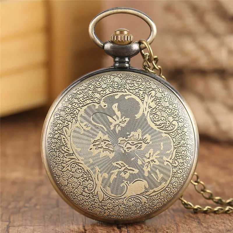 Constellation Stylish Aries Design Pocket Watch Women Men Zodiac Pendant Necklace Chain Fashion Birthday Gift Relogio De Bolso | Наручные