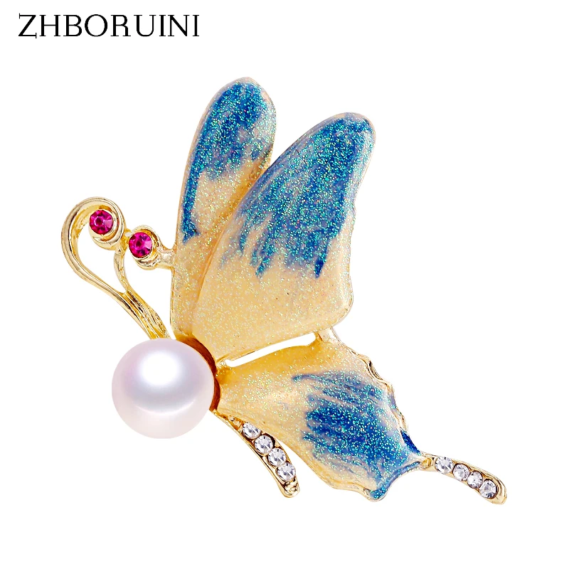 ZHBORUINI 2019 New High Quality Real Natural Freshwater Pearl Brooch Frosted Butterfly Brooch Pins Pearl Jewelry For Women Gift
ZHBORUINI 2019 New High Quality Real Natural Freshwater Pearl Brooch Frosted Butterfly Brooch Pins Pearl Jewelry For Women Gift