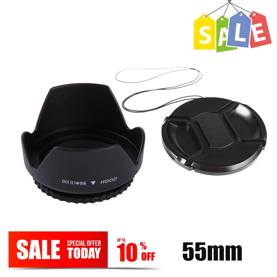 55 мм Цветочная бленда для объектива с винтовым креплением + крышка с защитой от потери для Fuji Canon Sony Pentax Olympus Nikon D5600 D5500 D5300 D7500 D3400 D3300
55 мм Цветочная бленда для объектива с винтовым креплением + крышка с защитой от потери для Fuji Canon Sony Pentax Olympus Nikon D5600 D5500 D5300 D7500 D3400 D3300