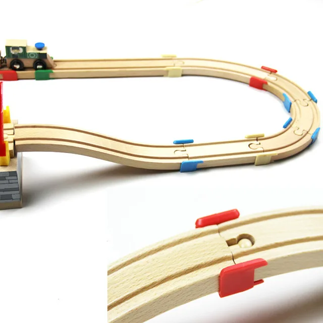 5pcs Wooden Train Track Railway Accessories The Wooden Track Plastic Holder Tight Wood Tracks Toys For Kids Hotsale
5pcs Wooden Train Track Railway Accessories The Wooden Track Plastic Holder Tight Wood Tracks Toys For Kids Hotsale