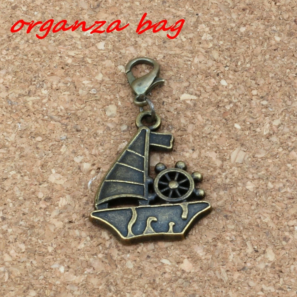 10Pcs /lots Antique bronze Boat Charms Bead with Lobster clasp Fit Charm Bracelet Jewelry DIY 22x41.5mm A-313b
10Pcs /lots Antique bronze Boat Charms Bead with Lobster clasp Fit Charm Bracelet Jewelry DIY 22x41.5mm A-313b