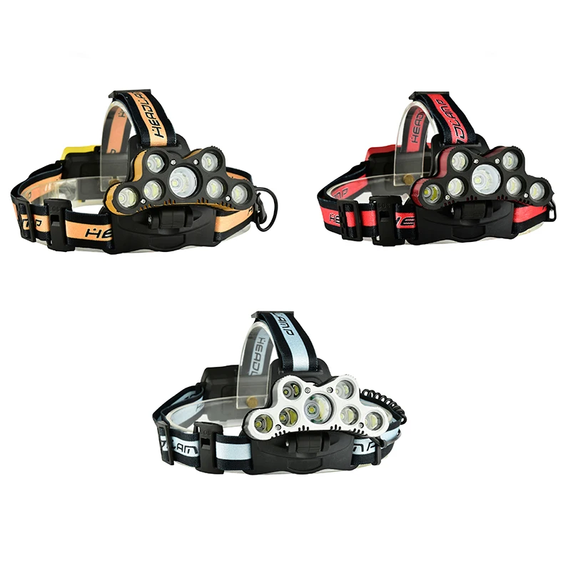 7LED 6 Switch Modes 2200 Lumens Bicycling Headlight With SOS Help Whistle Bike Light 18650 Rechargeable Fishing Hunting Light
7LED 6 Switch Modes 2200 Lumens Bicycling Headlight With SOS Help Whistle Bike Light 18650 Rechargeable Fishing Hunting Light