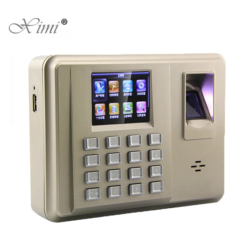 ZK TX638 WIFI Fingerprint Time Attendance 3 Inch Color Screen Biometric Employee Recorder Clock | Безопасность и защита