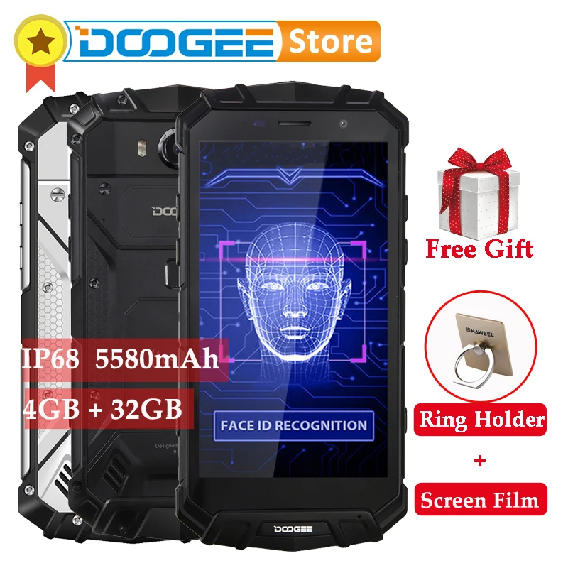 Смартфон DOOGEE S60 Lite на Android 5580 восемь ядер экран 7 0 дюйма 4 Гб + 32 ГБ|Смартфоны| |