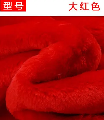 5# red 1 meter 8mm Minky fleece plush fabric red color velboa for DIY sewing Stuffed toys Warp knitting PV velvet
5# red 1 meter 8mm Minky fleece plush fabric red color velboa for DIY sewing Stuffed toys Warp knitting PV velvet