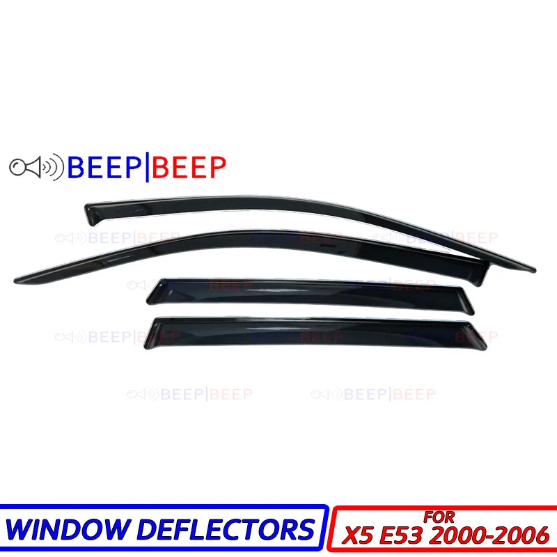 For BMW X5 E53 2000-2006 car window deflectors car wind deflector sun guard rain wind vent visor cover car styling accessories
For BMW X5 E53 2000-2006 car window deflectors car wind deflector sun guard rain wind vent visor cover car styling accessories
