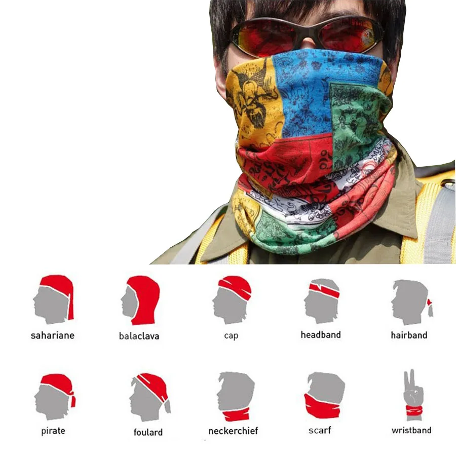 Новинка 2018 маски головная повязка Череп Призрак лицо Ветрозащитная маска
