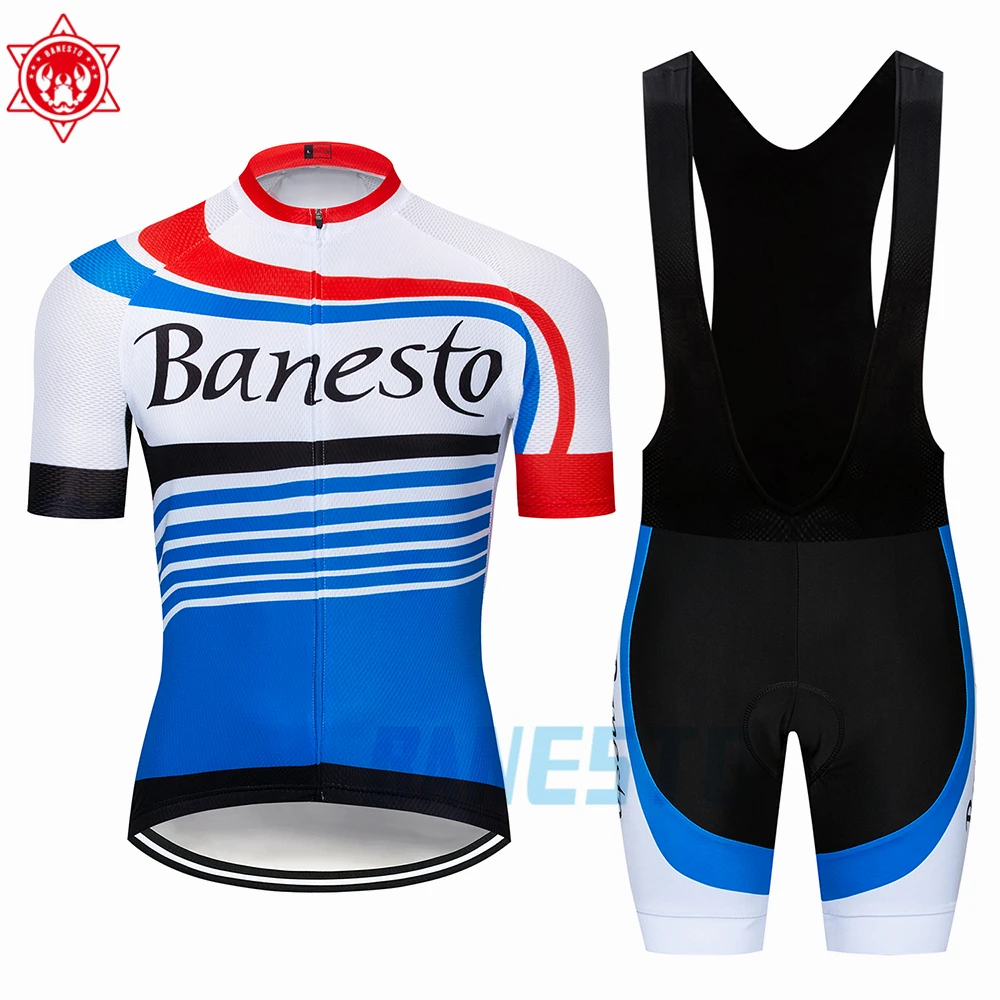 2018 Pro Banesto Cycling Jersey Reflective Maillot Ropa Ciclism Men Bike Bicycle Jersey Cycling Cloth 9D Pad Outdoor Jersey
2018 Pro Banesto Cycling Jersey Reflective Maillot Ropa Ciclism Men Bike Bicycle Jersey Cycling Cloth 9D Pad Outdoor Jersey
