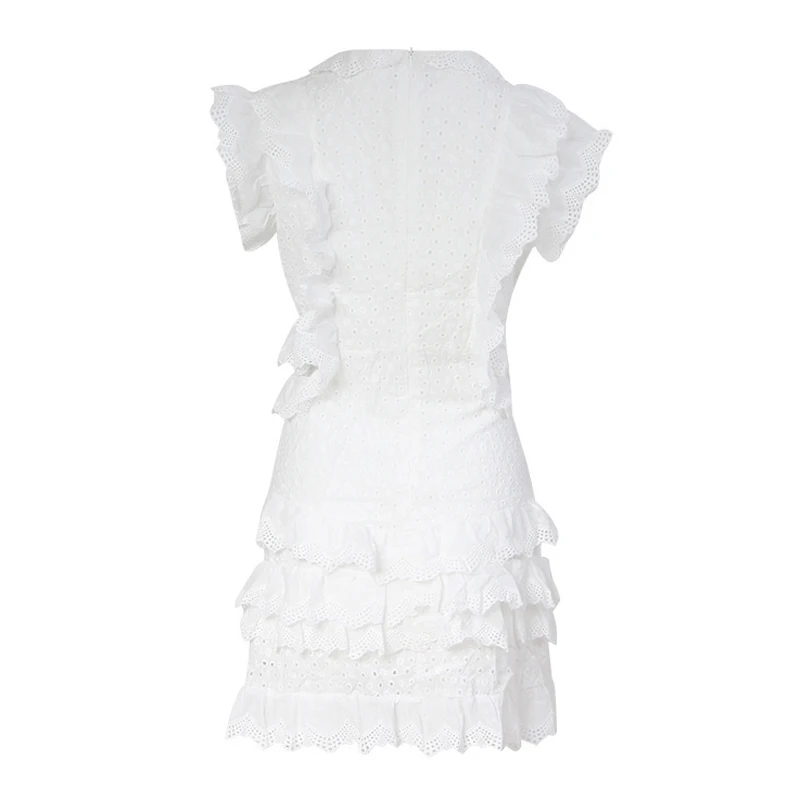 Beateen 2019 Summer New Women Sweet Girl Fashion O Neck Sleeveless Lace A-Line Party Ruffles Party Club Outing Mini Dress
Beateen 2019 Summer New Women Sweet Girl Fashion O Neck Sleeveless Lace A-Line Party Ruffles Party Club Outing Mini Dress