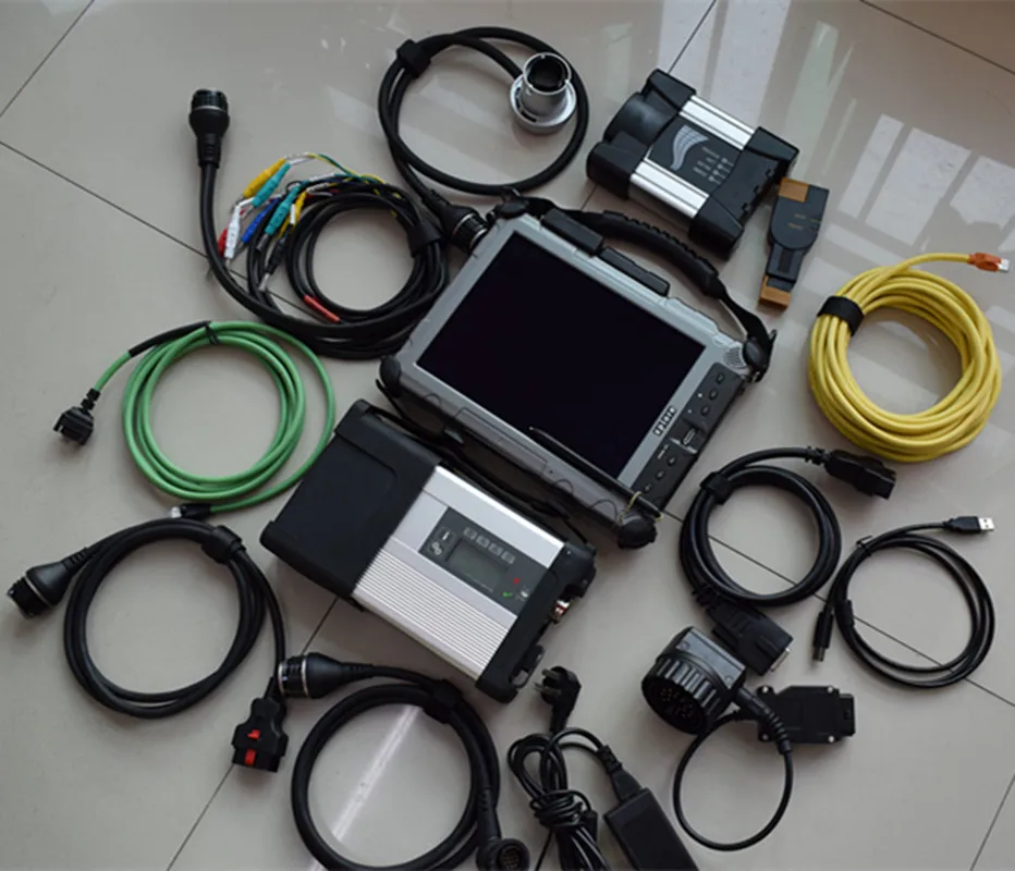 Фото Автомобильный диагностический инструмент MB STAR C5 для bmw icom next + 2 в 1 mini SSD xplore ix104 I7 4G(China)