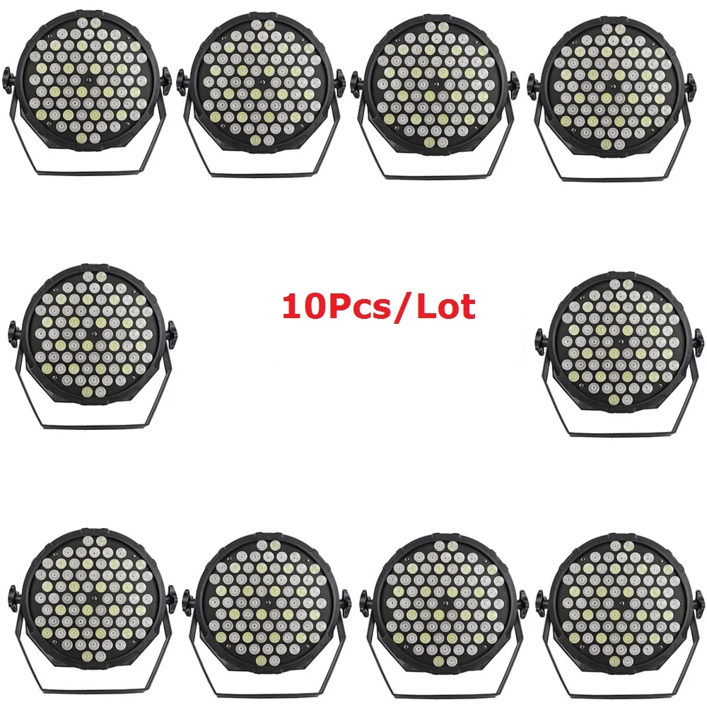 10XLot LED Flat Par Light 72X3W RGBW 4 Colors DMX Stage Lights Business Lights High Power Lights 110-240V For Party KTV Disco DJ
10XLot LED Flat Par Light 72X3W RGBW 4 Colors DMX Stage Lights Business Lights High Power Lights 110-240V For Party KTV Disco DJ