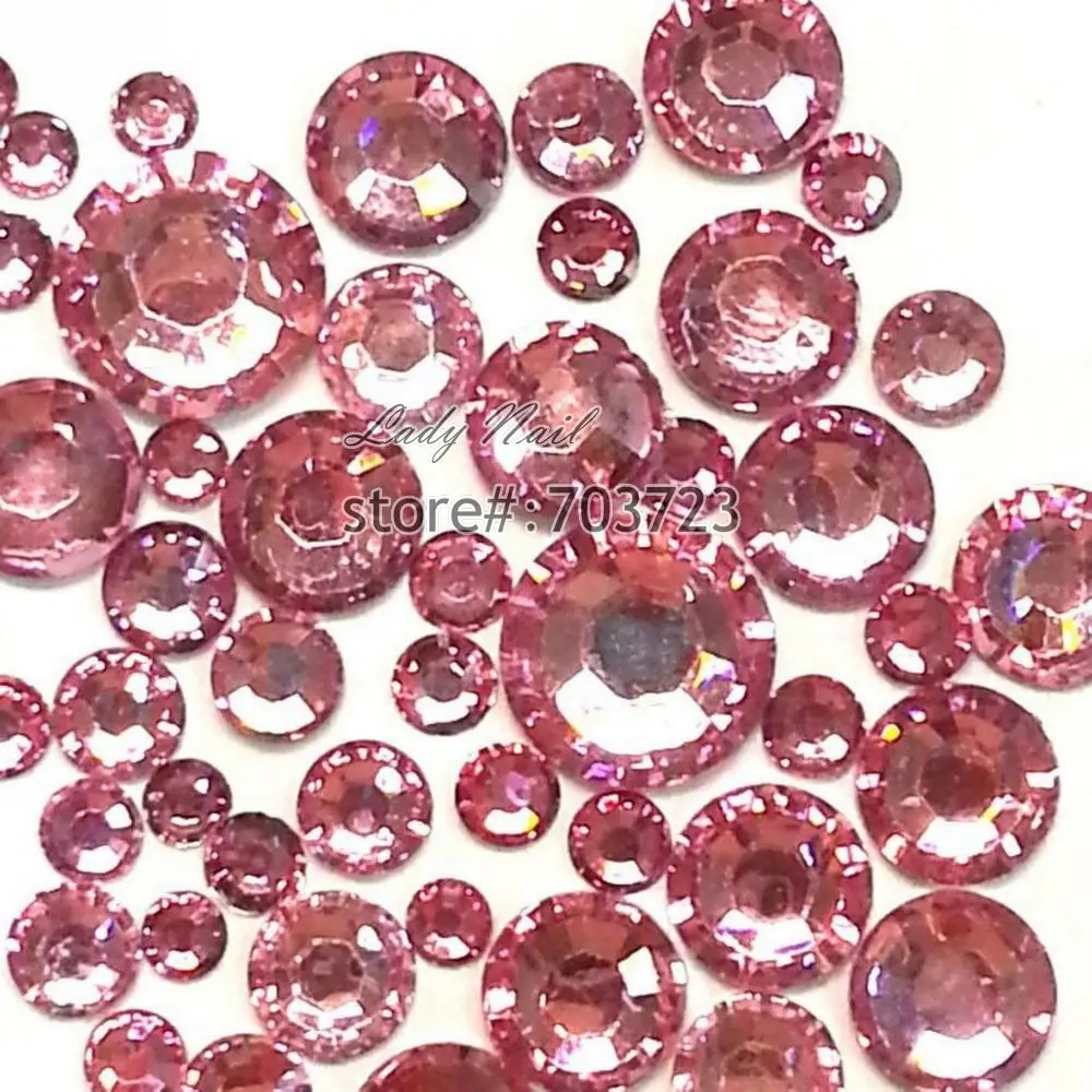 400 pcs 2mm - 6mm Resin Acrylic Pink Round Rhinestone Flatback Crystal Rhinestones Nail Art Decoration N03
400 pcs 2mm - 6mm Resin Acrylic Pink Round Rhinestone Flatback Crystal Rhinestones Nail Art Decoration N03