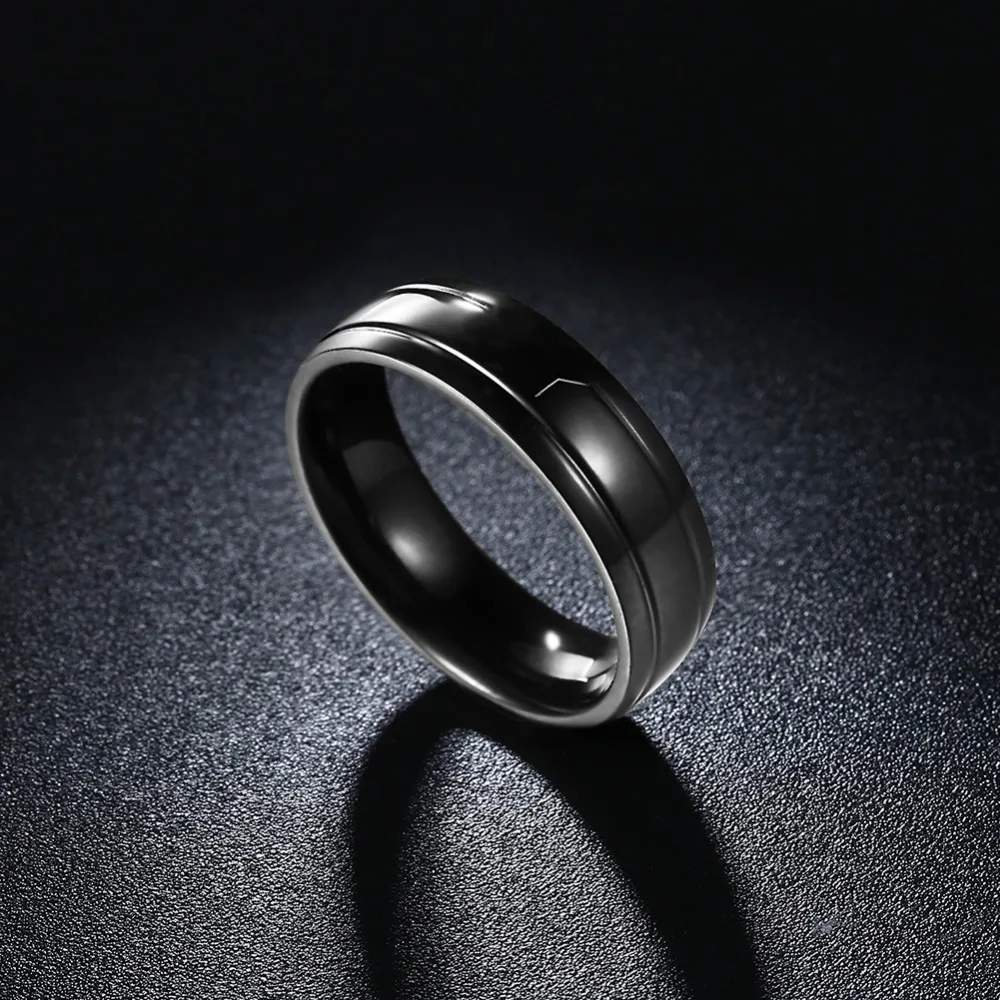 Fashion 6mm Titanium Steel Black Color Ring Men Wedding Engagement Band Jewelry Party Rings For Male Free Shipping
Fashion 6mm Titanium Steel Black Color Ring Men Wedding Engagement Band Jewelry Party Rings For Male Free Shipping