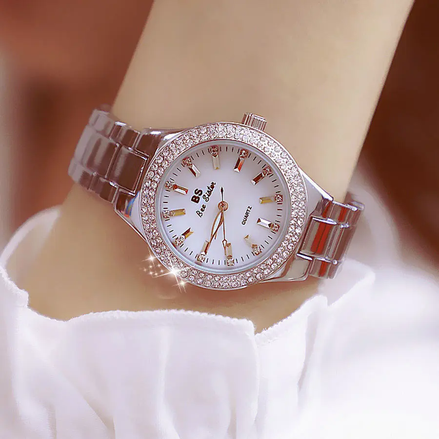 золотые Новые наручные часы для женщин 2018 Топ бренд класса люкс женские