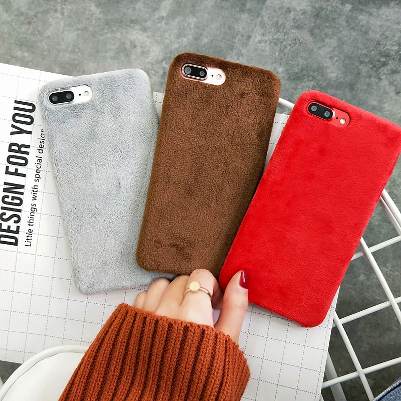 Роскошный меховой чехол Villus для iPhone 11 pro max 11Pro XS MAX телефона Жесткий Гладкий