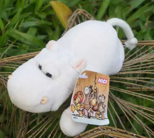 Home love animals Cute White hippo Refrigerator Sticker Fridge Magnet For Kids Message Holder Decor | Дом и сад