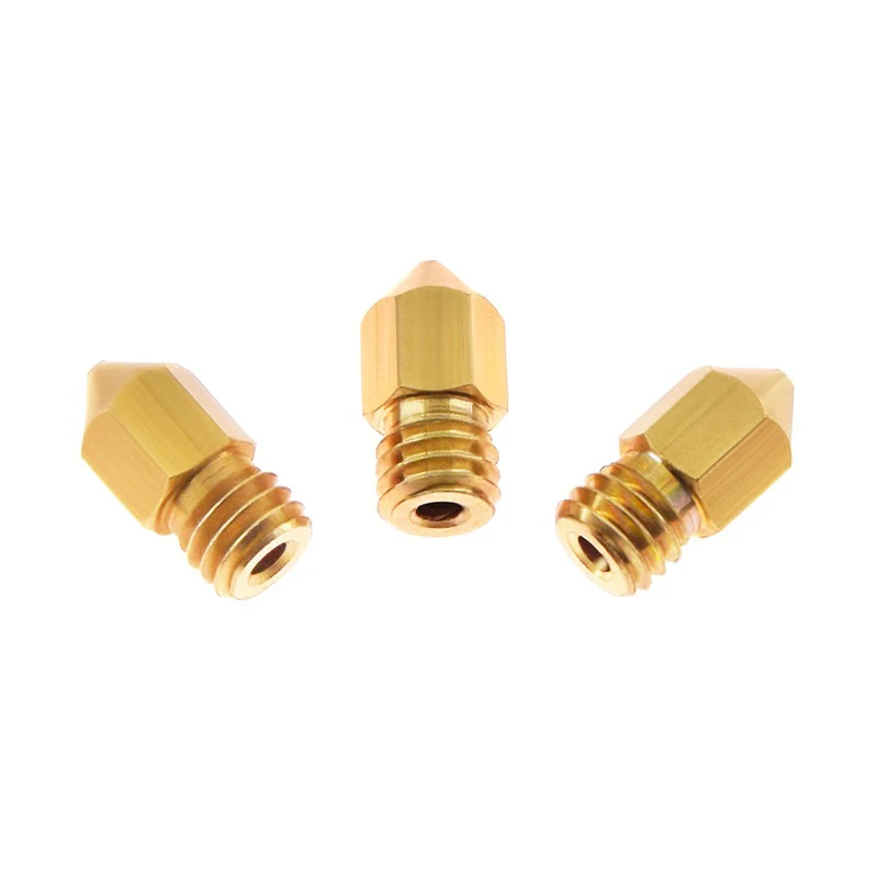 7Pcs/Lot Mk8 Brass Nozzles Thread Replacement For 3D Printer CR10 0.2/0.3/0.4/0.5/0.6/0.8mm Parts Durable Practical
7Pcs/Lot Mk8 Brass Nozzles Thread Replacement For 3D Printer CR10 0.2/0.3/0.4/0.5/0.6/0.8mm Parts Durable Practical