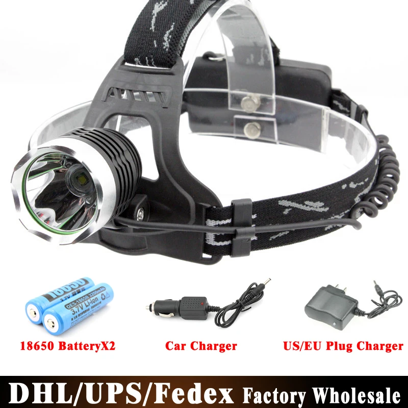 DHL 20PCS LED Headlight XM-L T6 LED Headlamp With 2 Recharger Batteries 18650
DHL 20PCS LED Headlight XM-L T6 LED Headlamp With 2 Recharger Batteries 18650