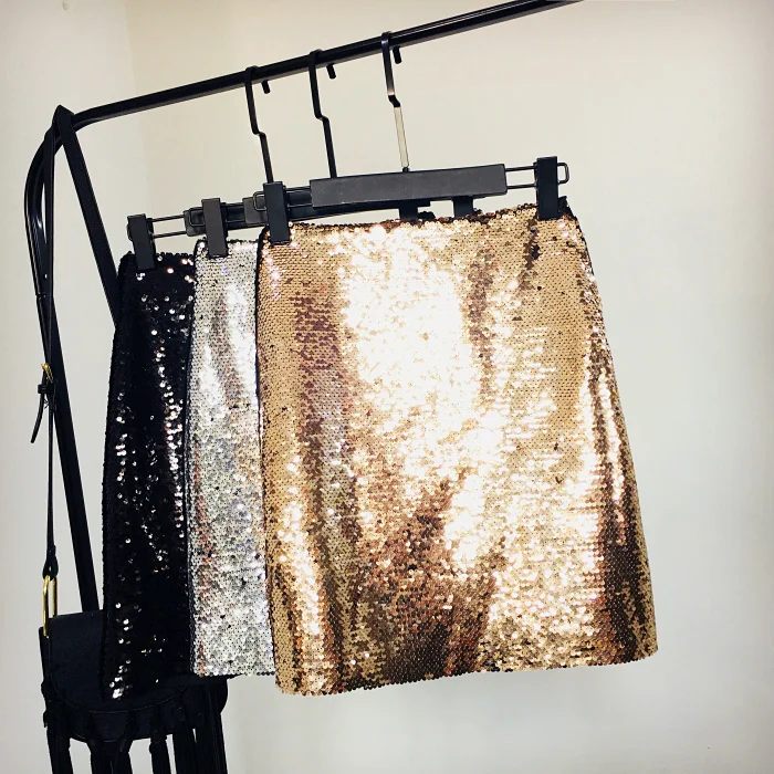 Women Sexy Bodycon Skirt Female Autumn Winter New Silver Sequins High Waist Skirts Ladies Chic Package Hip Skirt One Step Skirts
Women Sexy Bodycon Skirt Female Autumn Winter New Silver Sequins High Waist Skirts Ladies Chic Package Hip Skirt One Step Skirts