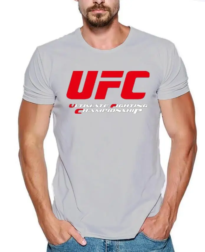 MMA mannen T-shirts Ultimate Fighting Championship Ufc men t Shirt 2018 cotton Euro Size S-2xl Tops Casuals t-Shirt | Мужская одежда