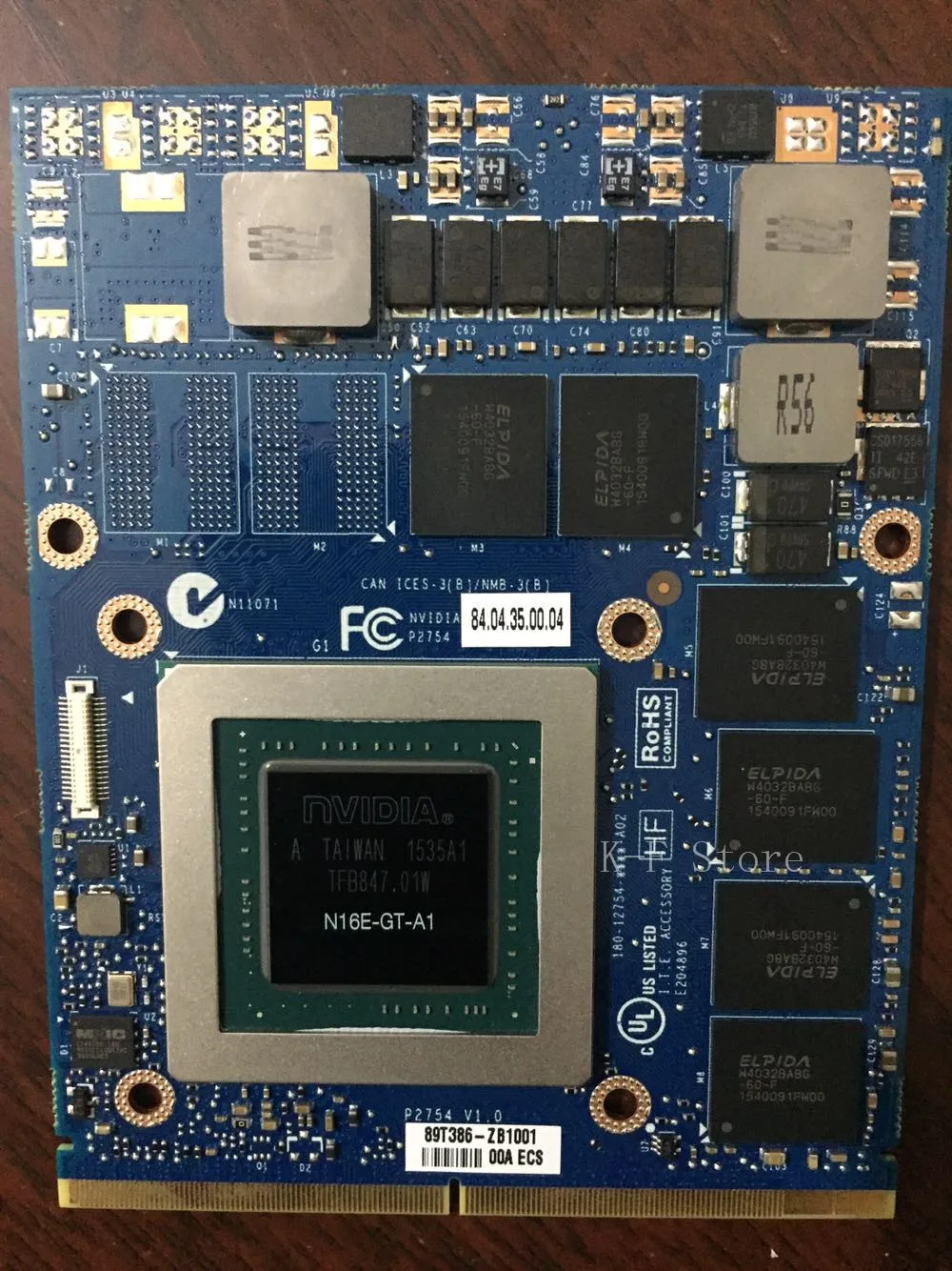 Оригинальный GTX 970 м Графика карты GTX970M с X кронштейн N16E GT A1 6 ГБ GDDR5 MXM для Dell Alienware