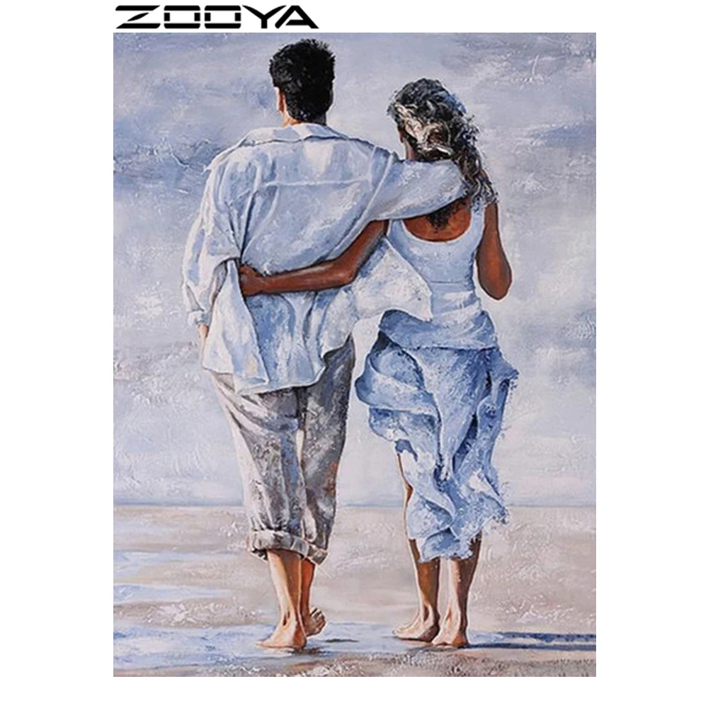 ZOOYA Diamond Embroidery 5D DIY Diamond Painting Cross Stitch Sets Rhinestones Cross Stitch Couple Walking By The Sea Gifts R483
ZOOYA Diamond Embroidery 5D DIY Diamond Painting Cross Stitch Sets Rhinestones Cross Stitch Couple Walking By The Sea Gifts R483