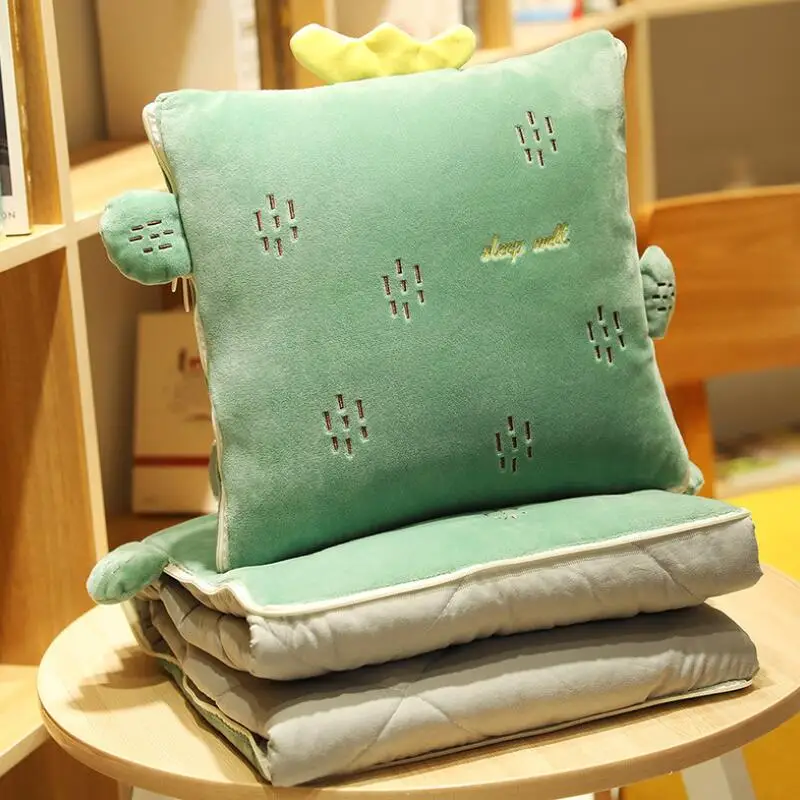 Creative Pillow Blanket 150x100cm Foldable Cartoon Cactus Blanket Sofa Bed Air Condition Blanket Cushion Travel Warm Blanket
Creative Pillow Blanket 150x100cm Foldable Cartoon Cactus Blanket Sofa Bed Air Condition Blanket Cushion Travel Warm Blanket