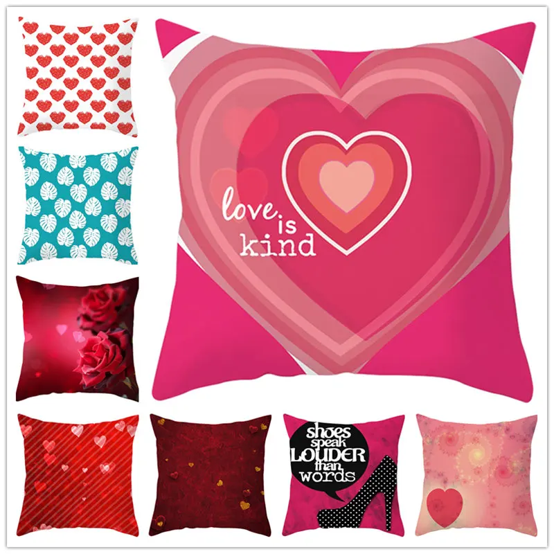 45*45cm Pillow Cover Polyester Peach Skin Rose Red Heart Cushion Office Nap Throw Pillow Case Seat Chair Cushion Cover
45*45cm Pillow Cover Polyester Peach Skin Rose Red Heart Cushion Office Nap Throw Pillow Case Seat Chair Cushion Cover