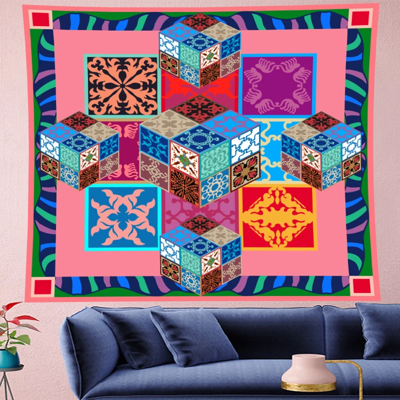 Pastoralism Flower tapestry wall hanging macrame wall hanging kids room tapestry Wall Tapestry Hanging Home Decor
Pastoralism Flower tapestry wall hanging macrame wall hanging kids room tapestry Wall Tapestry Hanging Home Decor