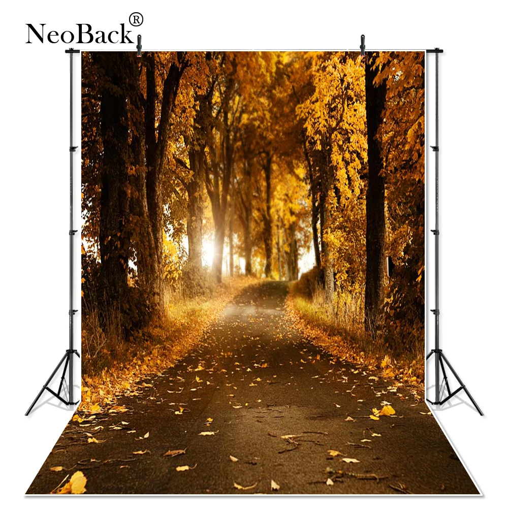 NeoBack 8x12 футов Золотой осенний лес фотографические фоны для студийной фотосъемки