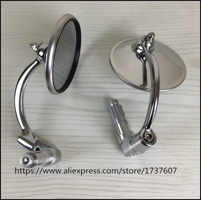 1pair cafe racer Motorcycle Rearview Mirrors /Stainless steel stem Vintage motorcycle Side Mirrors
1pair cafe racer Motorcycle Rearview Mirrors /Stainless steel stem Vintage motorcycle Side Mirrors