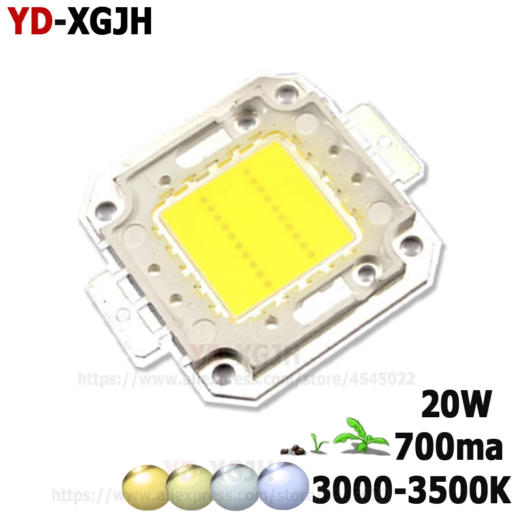 High Power LED COB Chip 20W SMD Light For Warm White Natural White Cool White Floodlights spotlights, emergency lights
High Power LED COB Chip 20W SMD Light For Warm White Natural White Cool White Floodlights spotlights, emergency lights