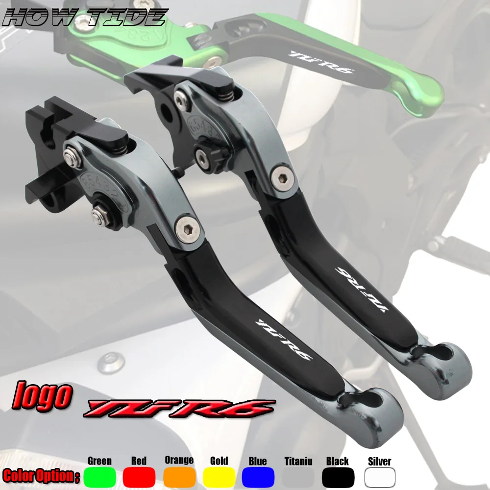 For Yamaha YZF R6 1999 2000 2001 2002 2003 2004 With Logo(YZF R6) Red+Titanium New CNC Adjustable Motorcycle Brake Clutch Levers
For Yamaha YZF R6 1999 2000 2001 2002 2003 2004 With Logo(YZF R6) Red+Titanium New CNC Adjustable Motorcycle Brake Clutch Levers