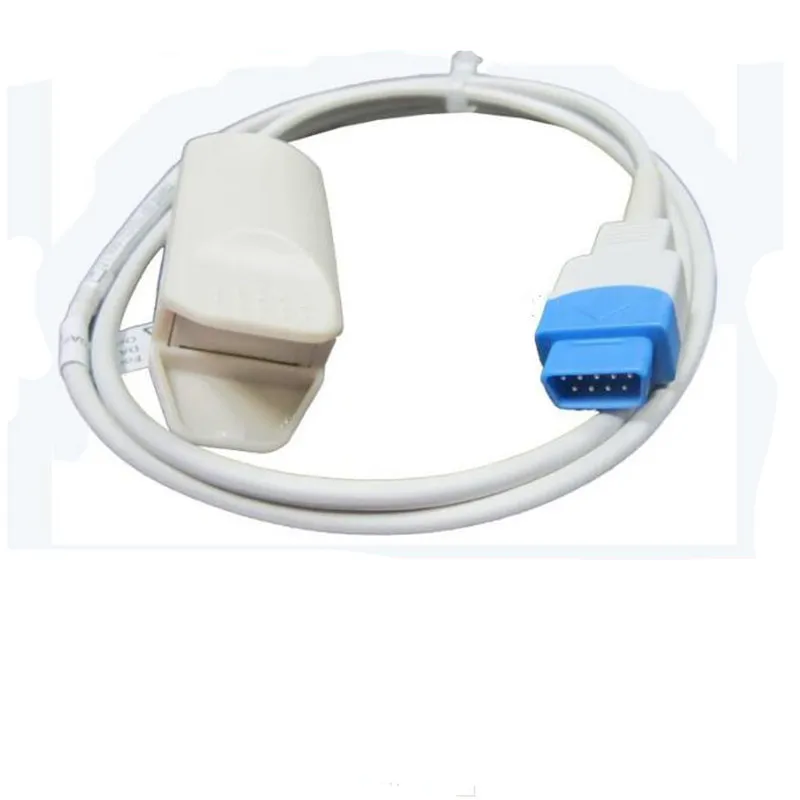 Compatible GE Trusignal Spo2 Sensor/Probe Adult Size,9pin Reusable SpO2 Sensor Adult FingerClip Use TPU 1M
Compatible GE Trusignal Spo2 Sensor/Probe Adult Size,9pin Reusable SpO2 Sensor Adult FingerClip Use TPU 1M