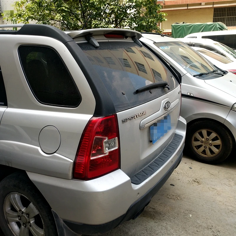 Для Kia Sportage 2007 2013 спойлер высокого качества ABS Материал заднее крыло автомобиля
