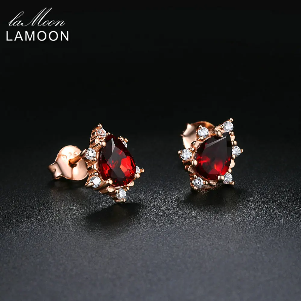 Женские серьги с гранатовым камнем LAMOON, серьги из стерлингового серебра 925 пробы с покрытием из розового золота 18 К, ювелирные украшения для ...
Женские серьги с гранатовым камнем LAMOON, серьги из стерлингового серебра 925 пробы с покрытием из розового золота 18 К, ювелирные украшения для ...