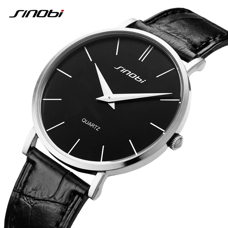 SINOBI Ultra thin Classic Casual Quartz Wrist watches Men Busness Brand Leather Analog Relojes hombre Gift Sale Relogio clock
SINOBI Ultra thin Classic Casual Quartz Wrist watches Men Busness Brand Leather Analog Relojes hombre Gift Sale Relogio clock