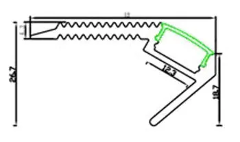 Aluminum Channel Profile Alloy LED Strip Stair Light, 0~3m Length, Clear, Semi-clear And Opal Diffuser Lense, Free shipping
Aluminum Channel Profile Alloy LED Strip Stair Light, 0~3m Length, Clear, Semi-clear And Opal Diffuser Lense, Free shipping