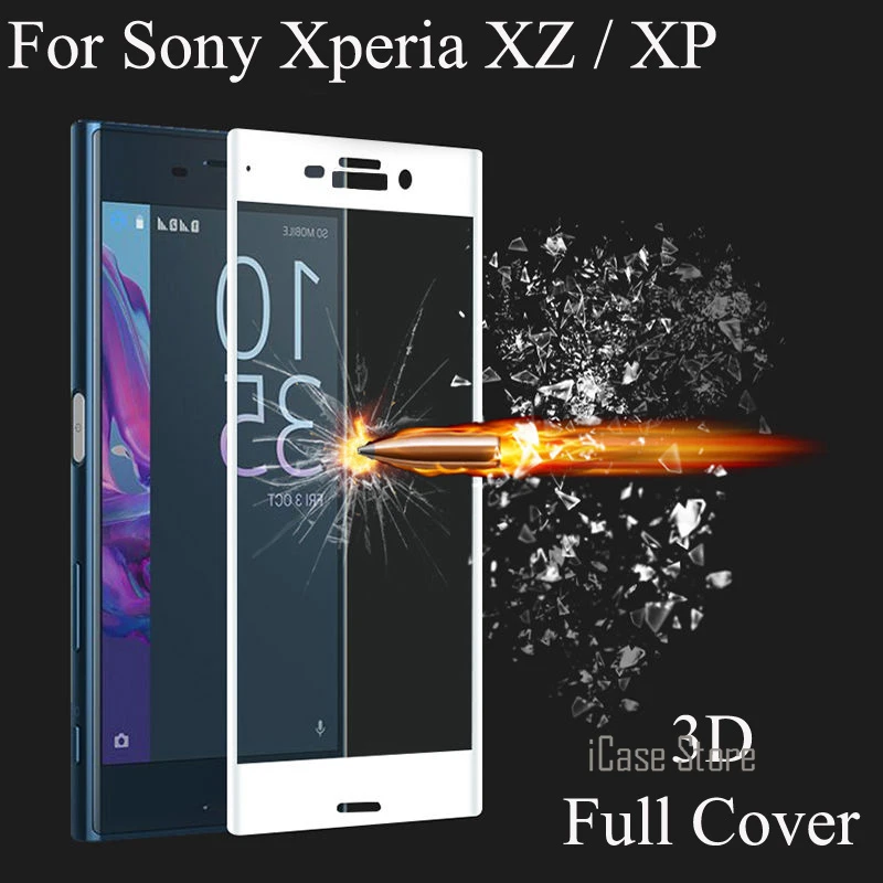 3d полное покрытие закаленное Стекло для Sony Xperia XP XZ Экран Протектор Красочные