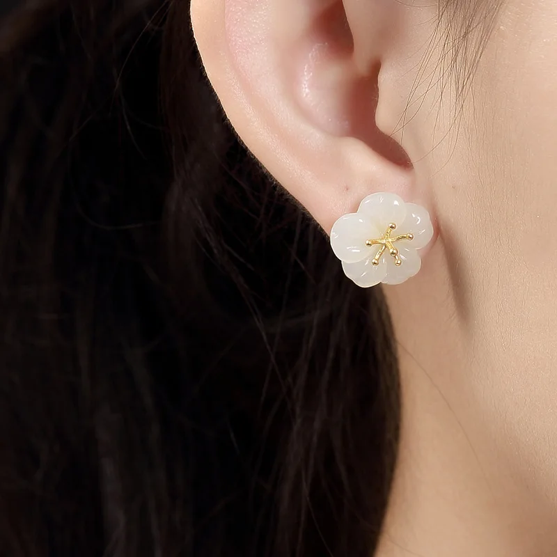 L&P Original Pure Handmade White 925 Sterling Earrings For Women Glod Color Plum Stud Earrings Fine Jewelry Wholesale AJ
L&P Original Pure Handmade White 925 Sterling Earrings For Women Glod Color Plum Stud Earrings Fine Jewelry Wholesale AJ