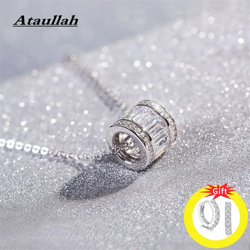 Ataullah New Fashion S925 Sterling Sliver Choker Necklace Silver Color Cylinder Pendant Jewelry Gift for Women Bijoux NW029NS
Ataullah New Fashion S925 Sterling Sliver Choker Necklace Silver Color Cylinder Pendant Jewelry Gift for Women Bijoux NW029NS