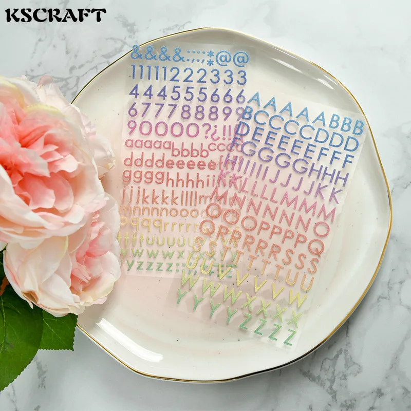 KSCRAFT Gradient Letters Self- adhesive Pvc Sticker for Scrapbooking/ DIY Crafts/ Card Making Decoration
KSCRAFT Gradient Letters Self- adhesive Pvc Sticker for Scrapbooking/ DIY Crafts/ Card Making Decoration