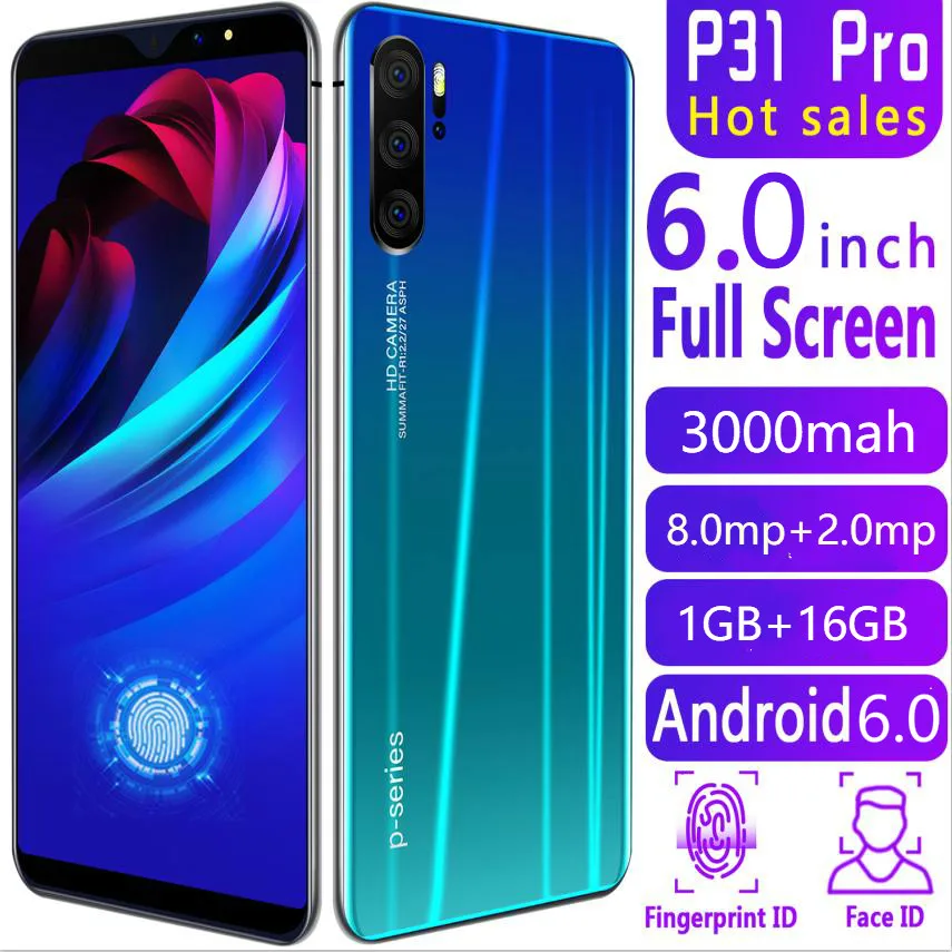 Мобильный телефон Raysray P31 3g 1 ГБ ОЗУ + 16 Гб ПЗУ 3000 мАч Android 8MP 2MP смартфон Две sim карты