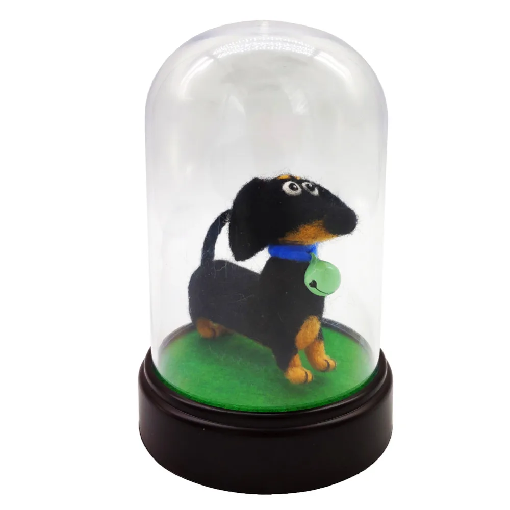 Feltsky Dachshund Needle Felting Kit Dog Felting Kits in Acrylic Cover 15x9.5cm - Needles, Finger Guards, Foam Mat, Instruction
Feltsky Dachshund Needle Felting Kit Dog Felting Kits in Acrylic Cover 15x9.5cm - Needles, Finger Guards, Foam Mat, Instruction