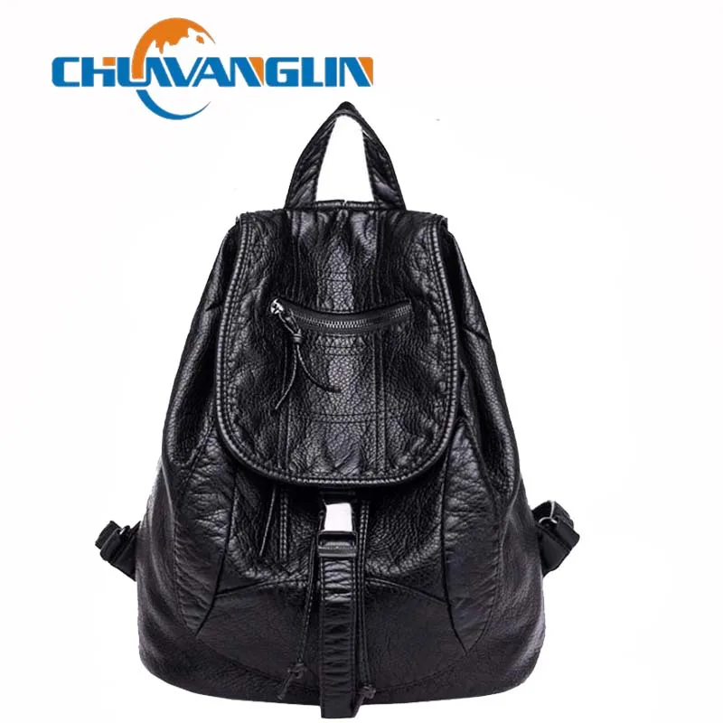 Chuwanglin Washed leather backpack women fashion Simple travel bags casual school bag mochila feminina Daily backpacks A6890
Chuwanglin Washed leather backpack women fashion Simple travel bags casual school bag mochila feminina Daily backpacks A6890