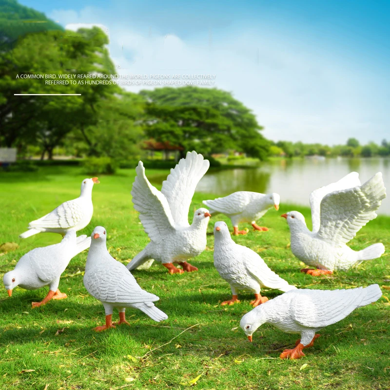 Outdoor Garden Simulation Birds Ornamnets Resin White Dove Sculpture Crafts Courtyard Landscape Villa Figurines Decoration Art
Outdoor Garden Simulation Birds Ornamnets Resin White Dove Sculpture Crafts Courtyard Landscape Villa Figurines Decoration Art