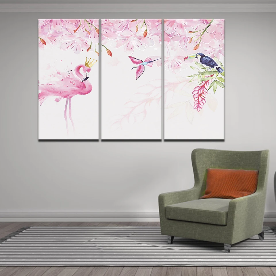 Romantic Flower Animal Bird Pink Flamingo Canvas Painting Wall Art Home Decor Living Room Picture HD Print Poster Mural artwork
Romantic Flower Animal Bird Pink Flamingo Canvas Painting Wall Art Home Decor Living Room Picture HD Print Poster Mural artwork