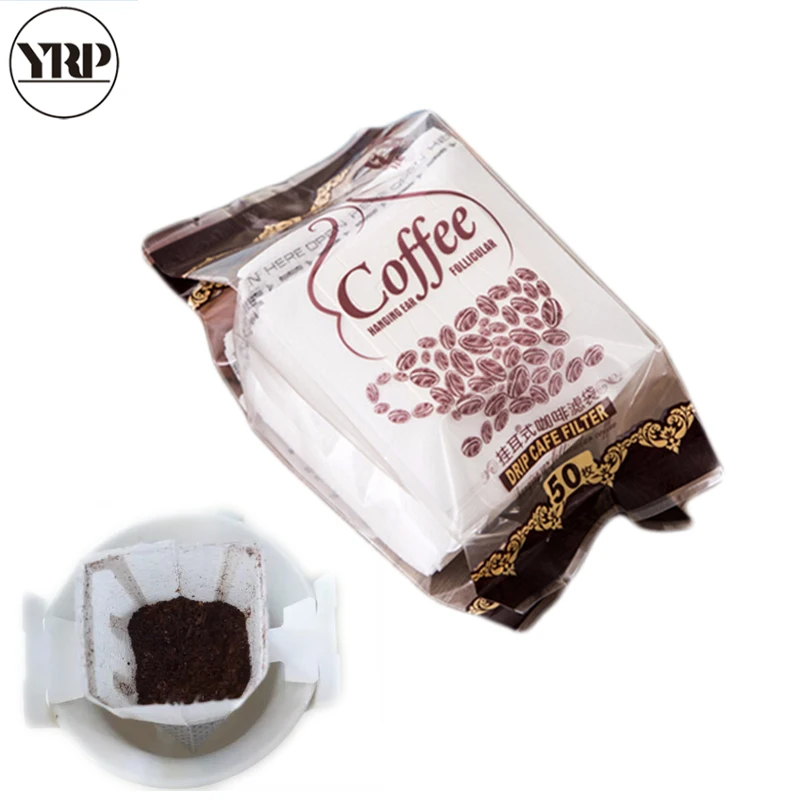 YRP 50Pcs Coffee bag Portable Hanging Ear Style Paper Coffee Filters Dripper Coffee Filter Bag Home K Office Travel Brew Coffee
YRP 50Pcs Coffee bag Portable Hanging Ear Style Paper Coffee Filters Dripper Coffee Filter Bag Home K Office Travel Brew Coffee