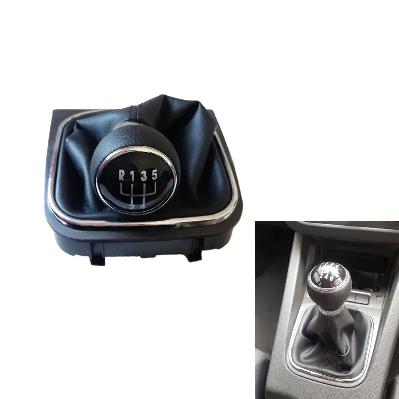 5 Speed 6 Gear Shift Knobs With Gaitor Covered Leather Knob For VW Golf V 5 Golf VI 6 Car Styling Accessories
5 Speed 6 Gear Shift Knobs With Gaitor Covered Leather Knob For VW Golf V 5 Golf VI 6 Car Styling Accessories