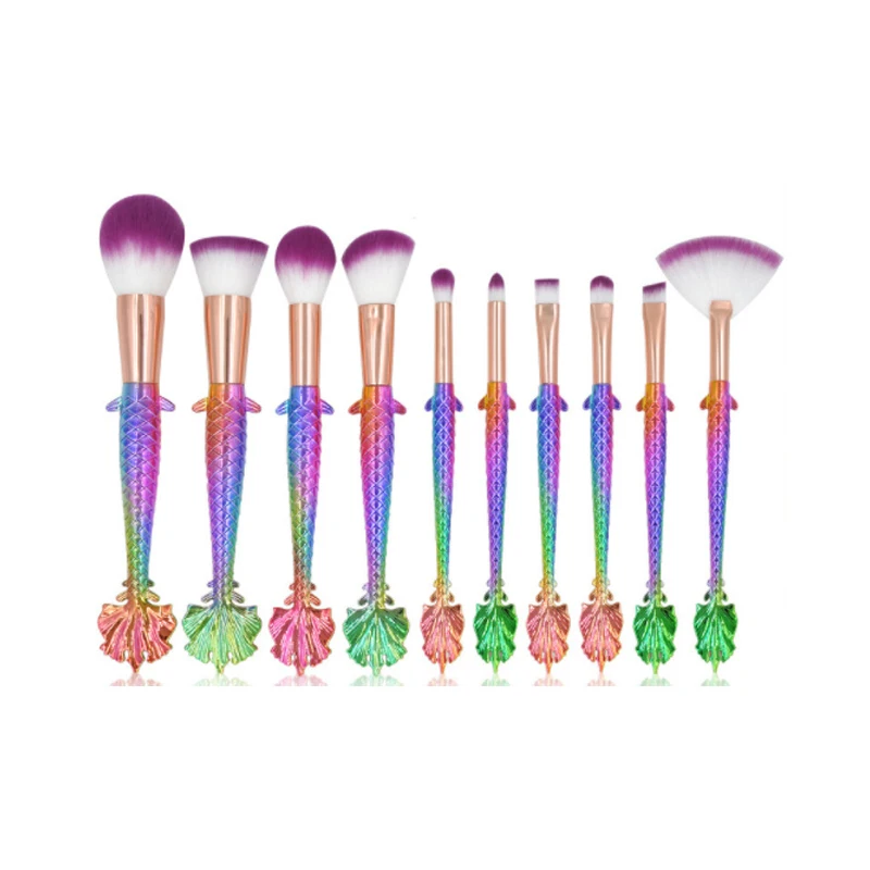 10PCS Fishtail Handle Make Up Women Girls Foundation Blush Powder Flat Eyeliner Eyebrow Makeup Cosmetic Brush Tool Set Kit
10PCS Fishtail Handle Make Up Women Girls Foundation Blush Powder Flat Eyeliner Eyebrow Makeup Cosmetic Brush Tool Set Kit